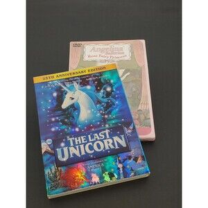 The Last Unicorn 25th Anniversary DVD & Angelina Ballerina Rose Fairy Princess